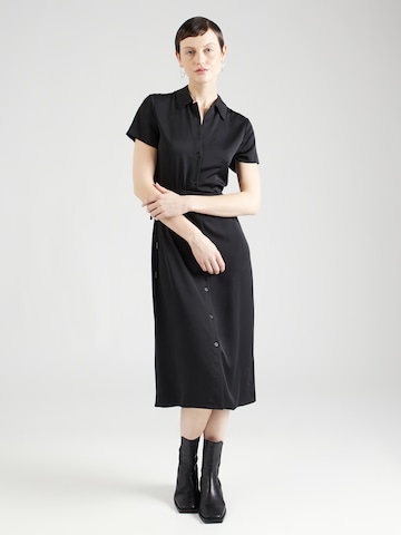 Calvin Klein Μπλουζοφόρεμα σε μαύρο: μπροστά