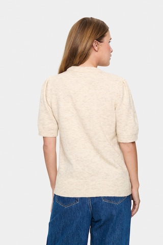 SAINT TROPEZ Pullover 'Zanett' in Beige