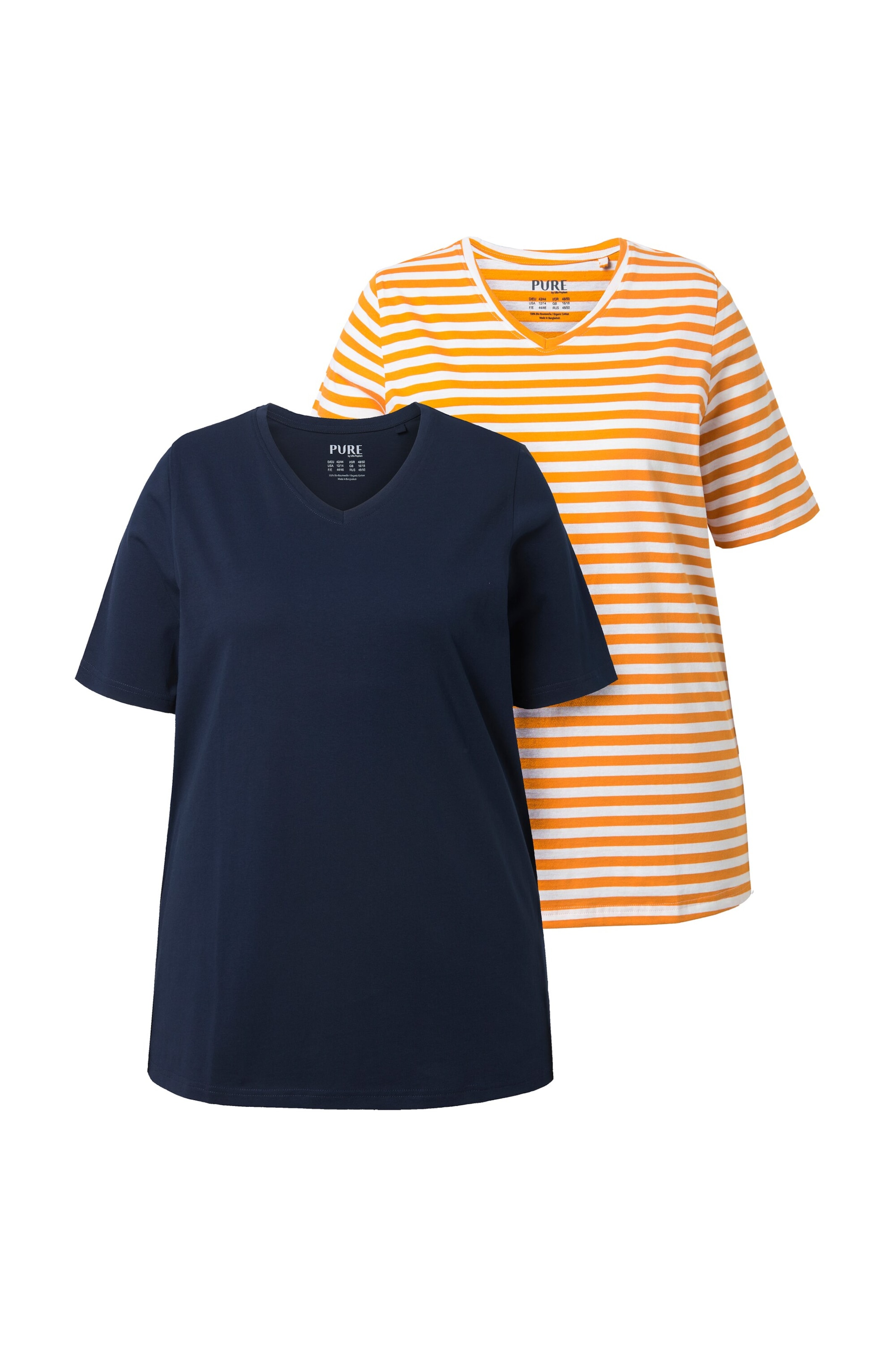 Ulla Popken Shirt in Blau: Vorderseite