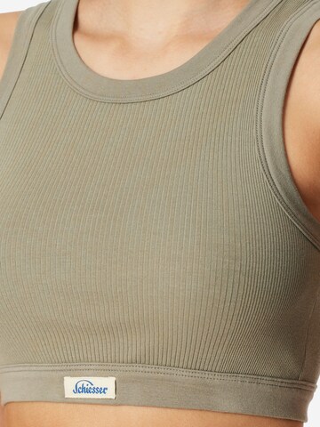 SCHIESSER Bustier BH 'Revival Paula' in Grün
