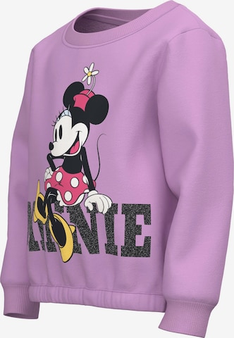 NAME IT Sweatshirt 'Juf' in Purple