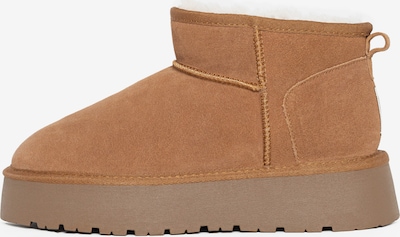 Cizme glezne Gooce pe maro, Vizualizare produs