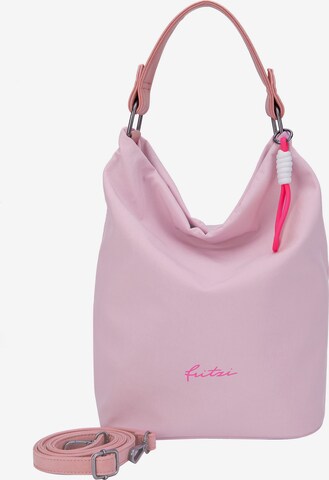 Fritzi aus Preußen Shoulder Bag 'Jimbo Hobo' in Pink: front