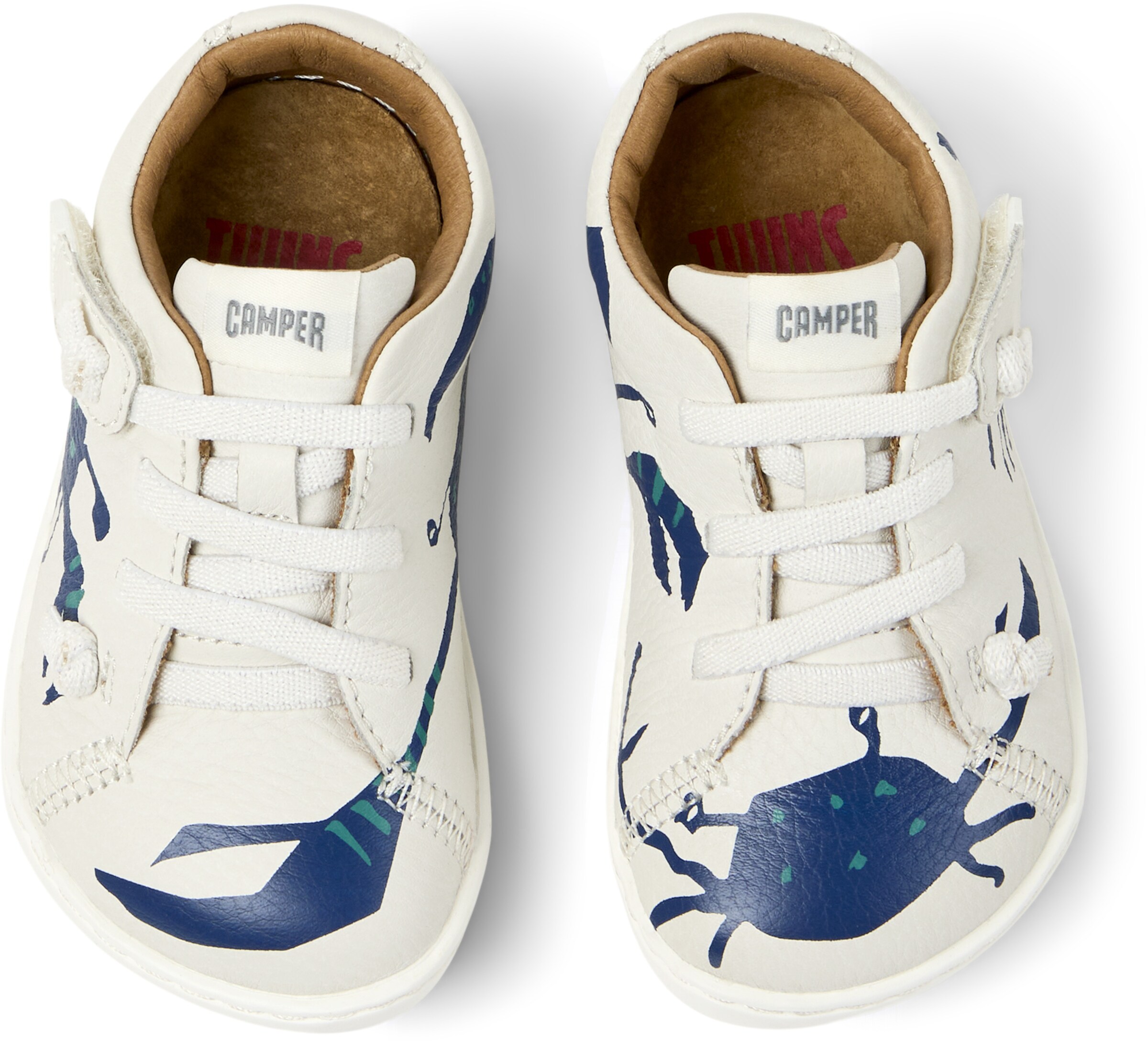 CAMPER - Zapatos primeros pasos 'Peu' en blanco