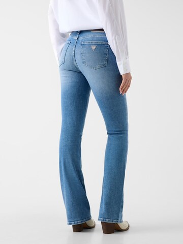GUESS Flared Jeans 'Sexy' in Blau
