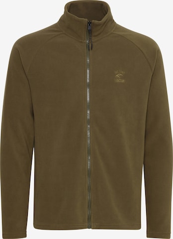 INDICODE JEANS - Casaco de velo 'Mandu' em verde: frente