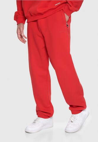 Effilé Pantalon Dropsize en rouge