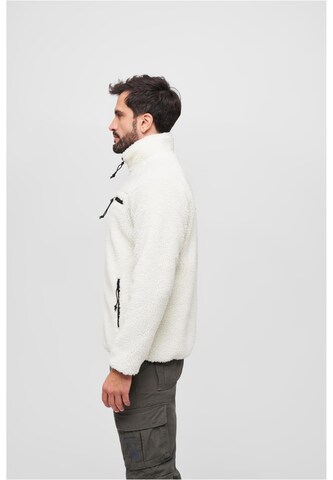 Brandit Fleece jas in Wit