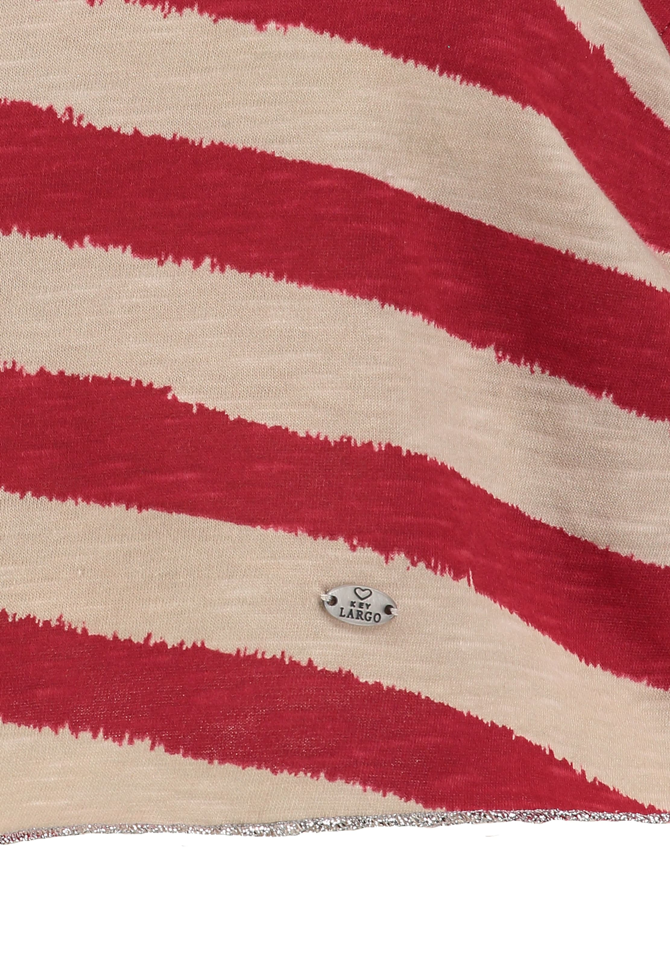 T-shirt 'Happiness' Key Largo en rouge