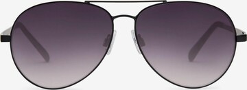 Maxte Sonnenbrille 'Solo-Solis Pilot' in Schwarz: Vorderseite