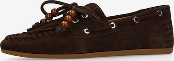 SACHA Mocassins in Bruin: voorkant