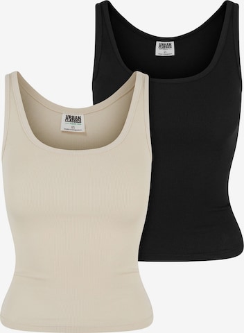 Top di Urban Classics in beige: frontale