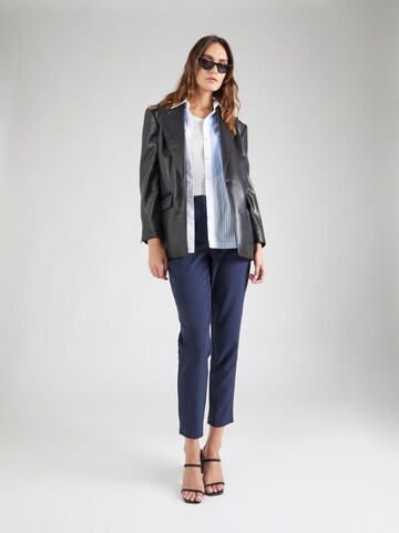 VILA Slimfit Hose in Blau