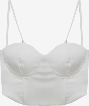 No Matter What Top in Wit: voorkant