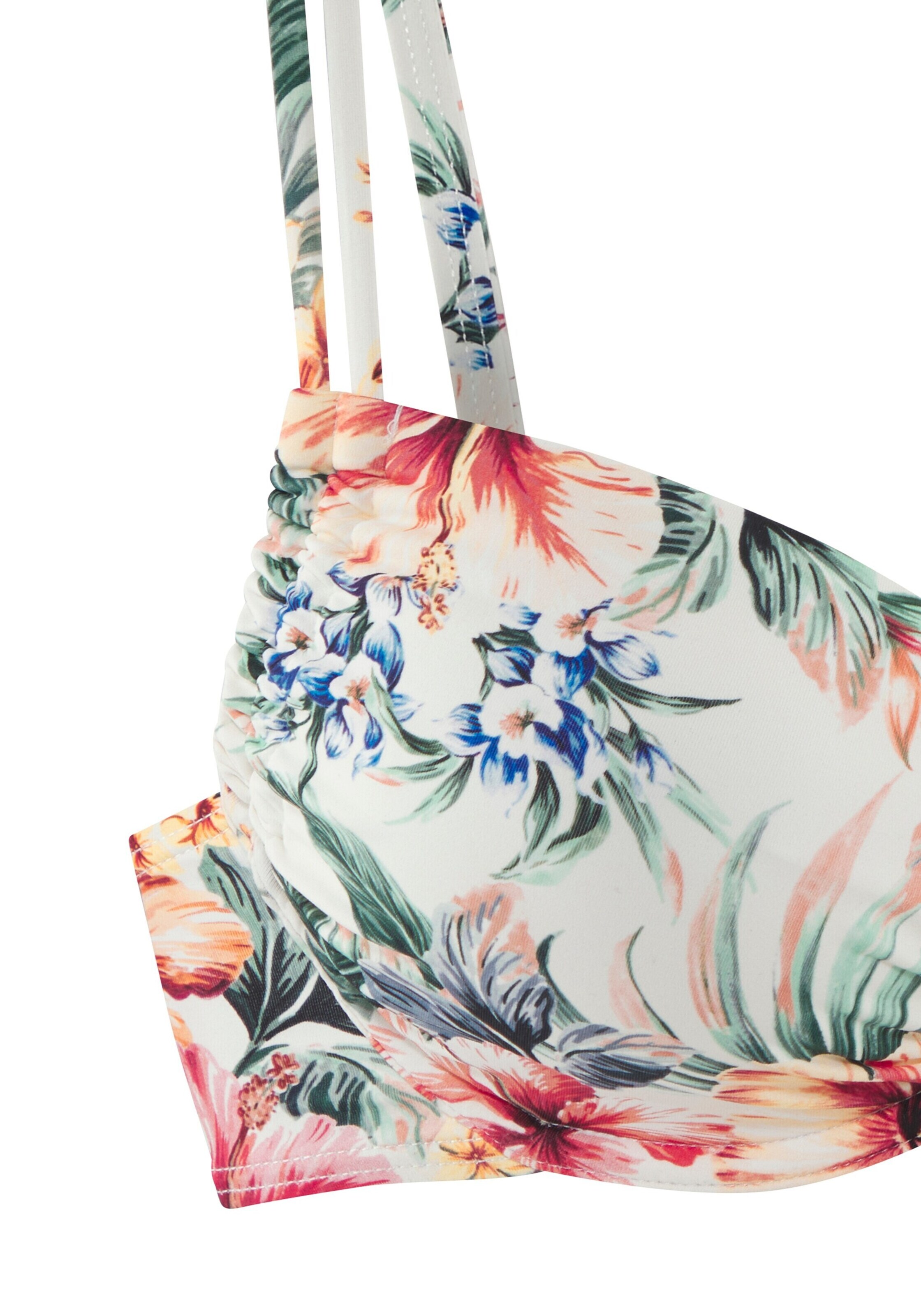 LASCANA T-shirt Bikini Top in White