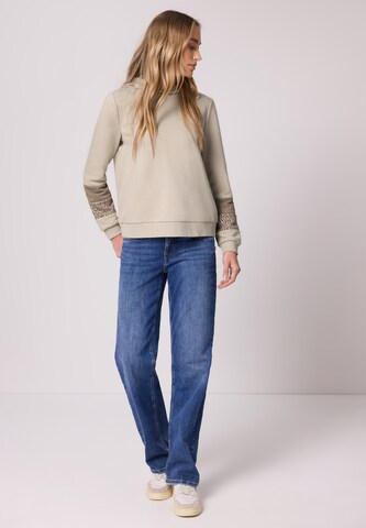 STREET ONE Sweatshirt in Beige