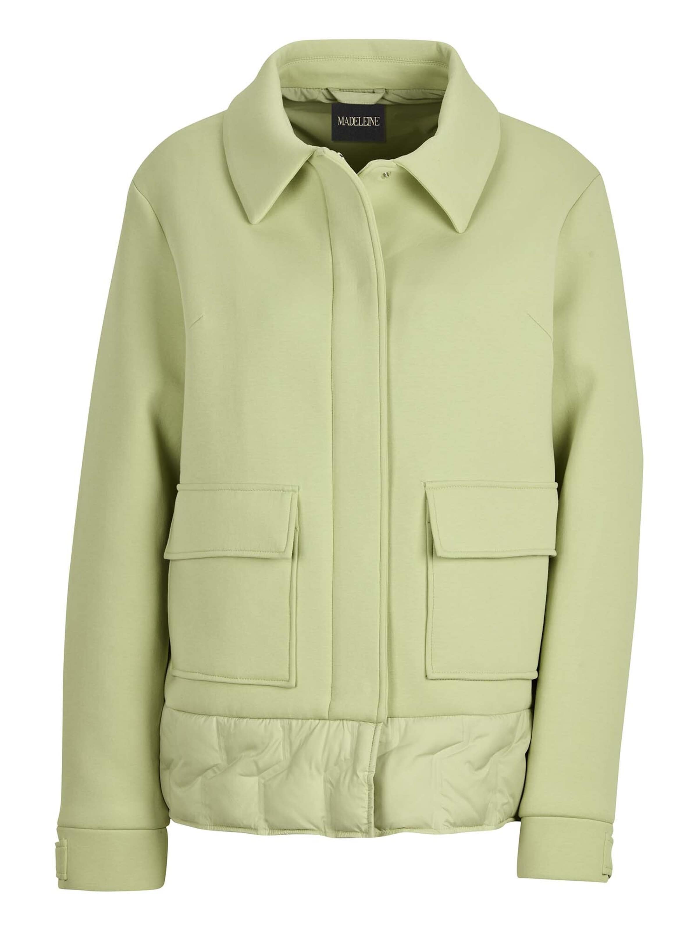 MADELEINE Jacke 'Scuba' in Grün: Vorderseite