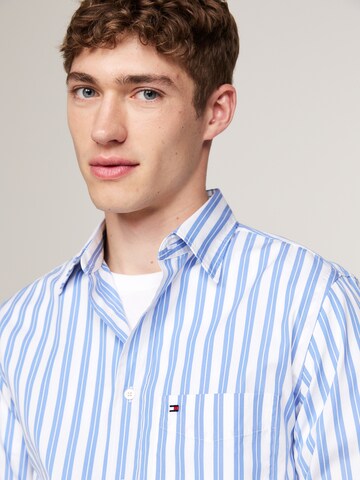 TOMMY HILFIGER Regular Fit Hemd in Blau