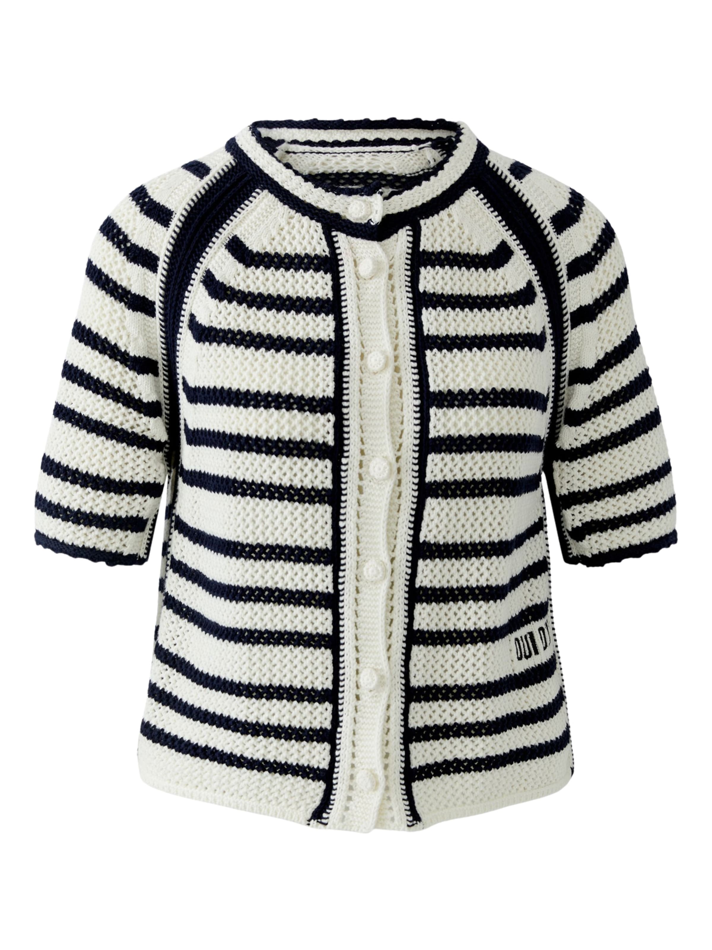 OUI Knit Cardigan in White: front