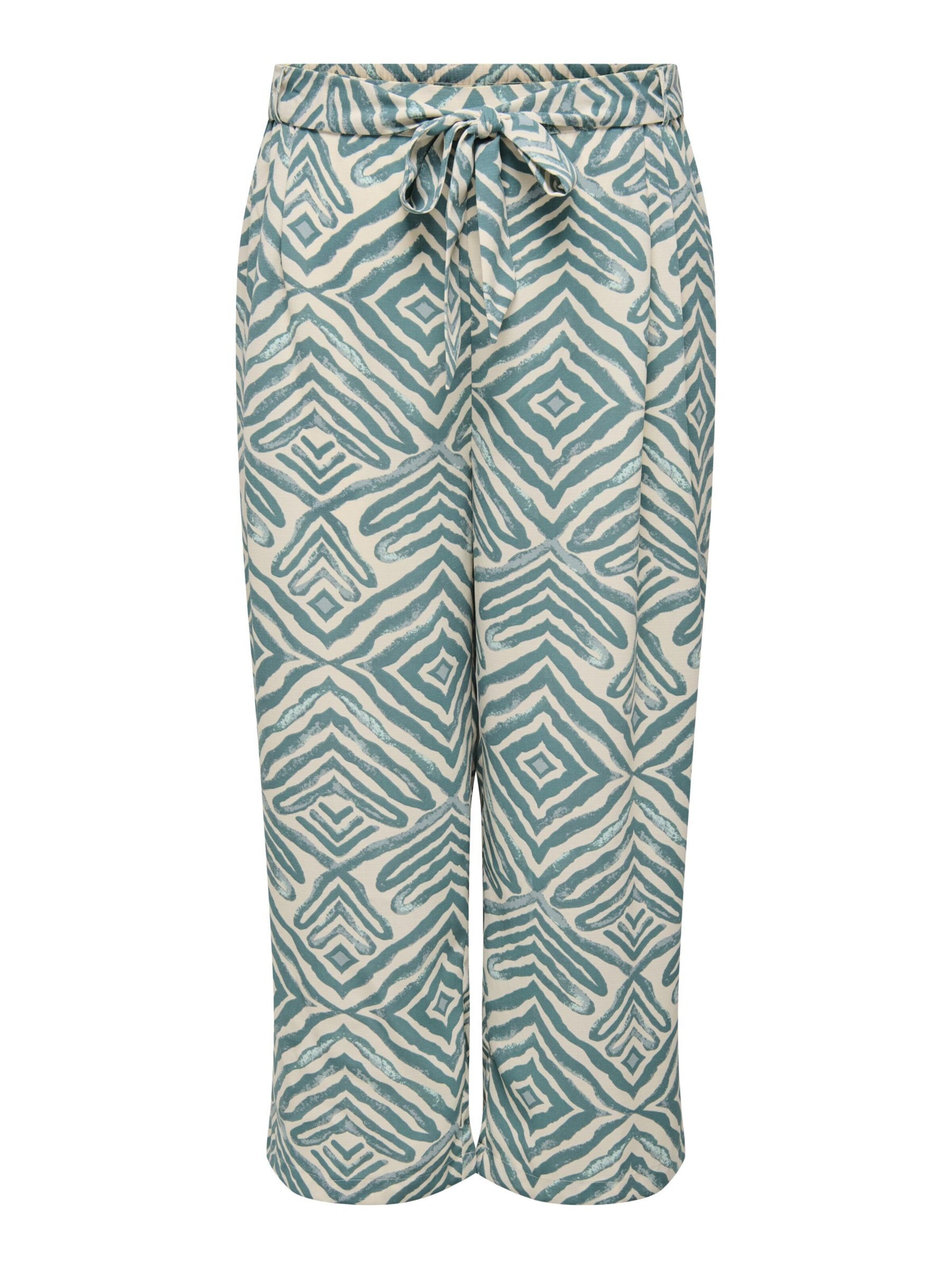 regular Pantaloni con pieghe 'CARShilla' di ONLY Carmakoma in verde: frontale