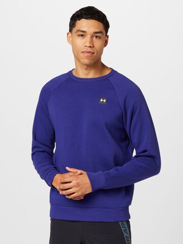 UNDER ARMOUR Sport sweatshirt 'Rival' i blå: framsida
