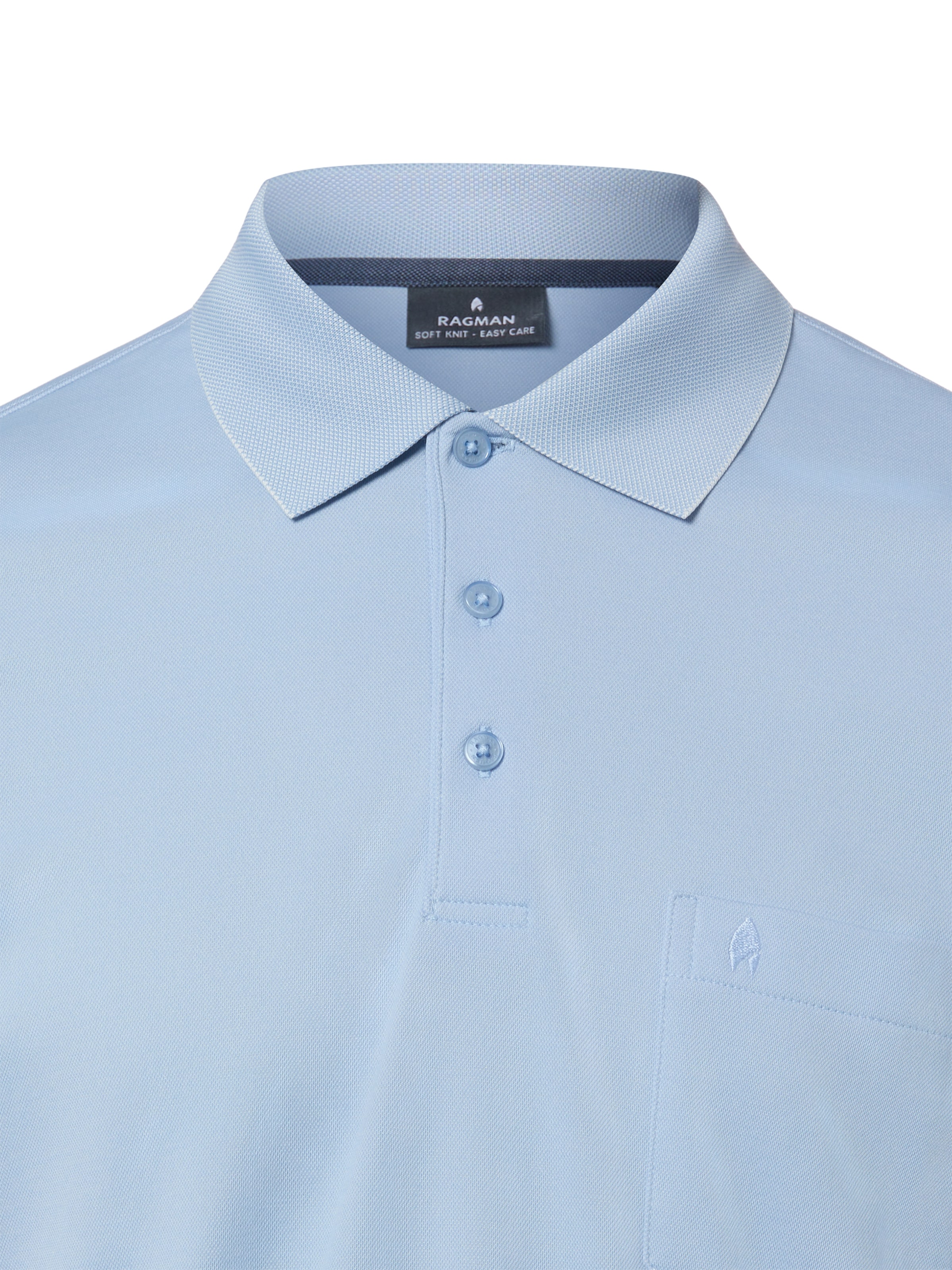 Ragman Poloshirt in Blau