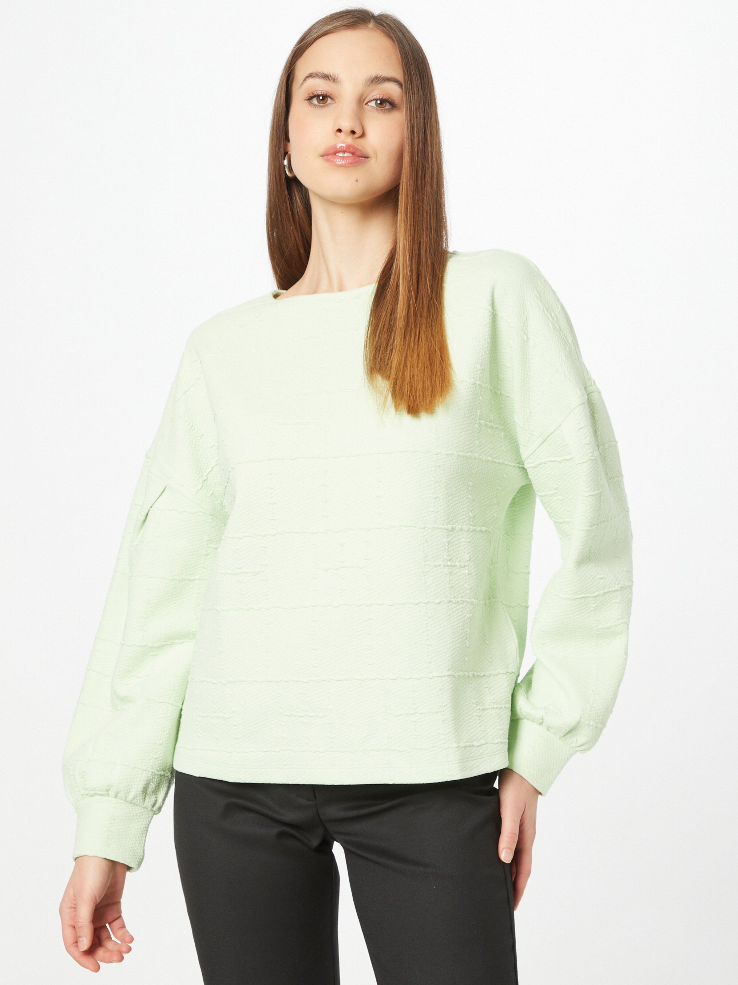 Frauen Sweat TAIFUN Sweatshirt in Hellgrün - KU98204 Frauen Sweat TAIFUN Sweatshirt in Hellgrün - KU98204
