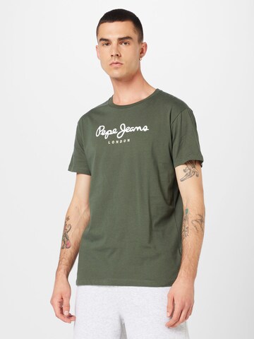 Pepe Jeans Μπλουζάκι 'Eggo' σε πράσινο: μπροστά