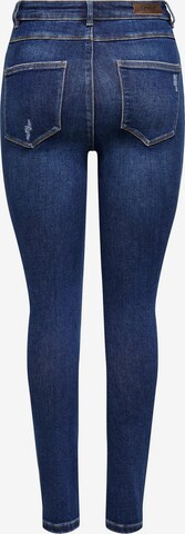 ONLY Slimfit Jeans 'Mila' in Blau