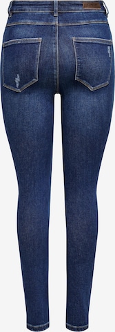 ONLY Slimfit Jeans 'Mila' in Blau