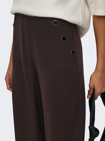 JDY Wide Leg Bukser 'JDYGeggo' i brun