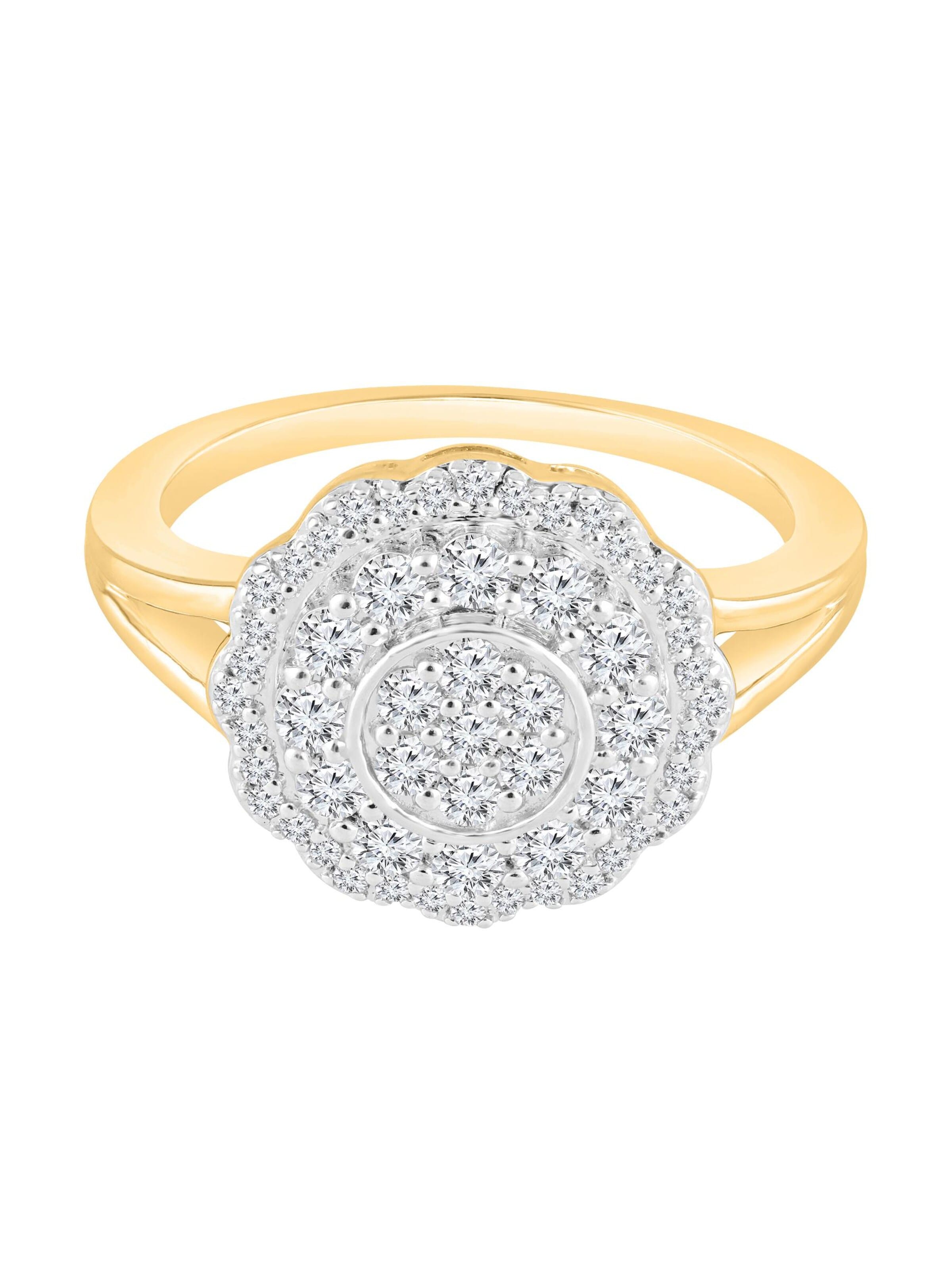 Diamant Exquis Ring in Gold: front