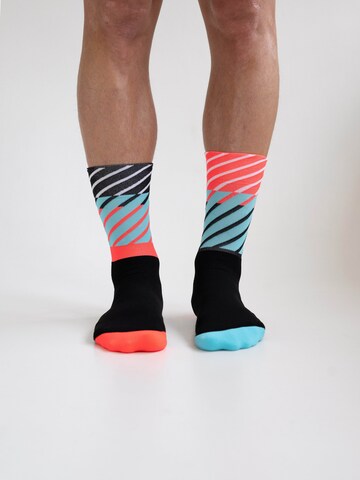 INCYLENCE Athletic Socks 'DIAGONALS' in Black