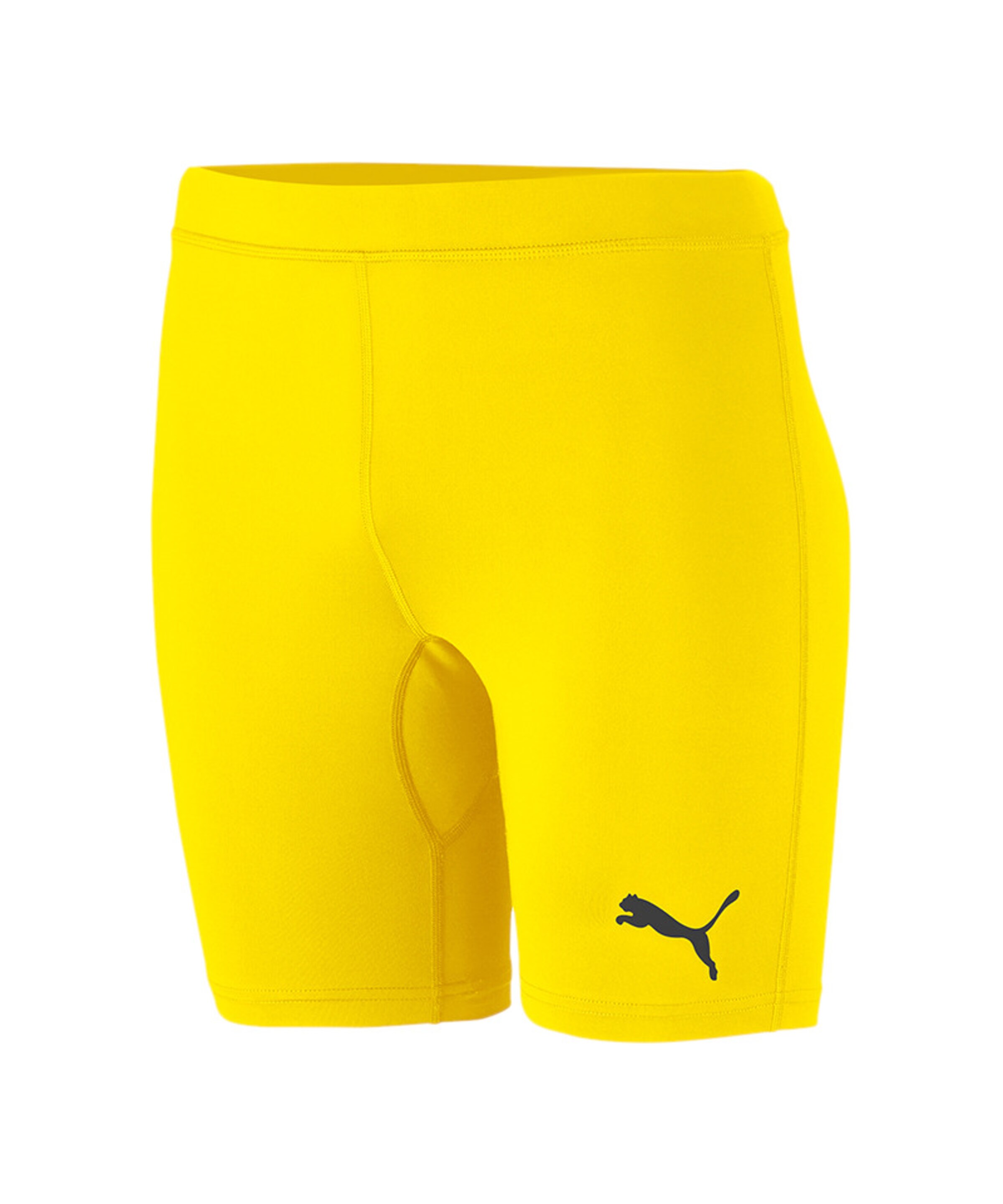 PUMA Sports trousers in Yellow: front