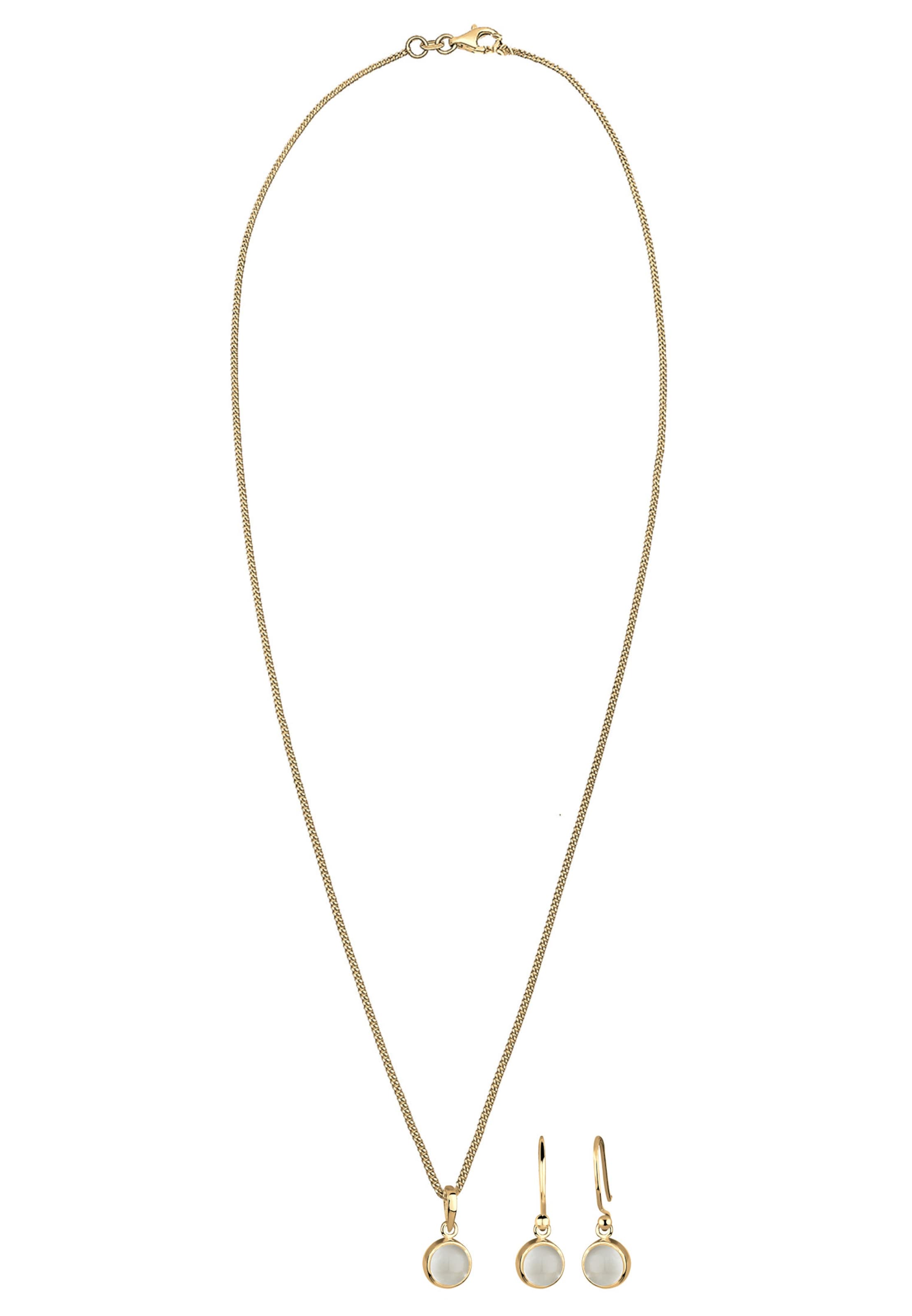 Set de bijuterii de la ELLI pe auriu: față