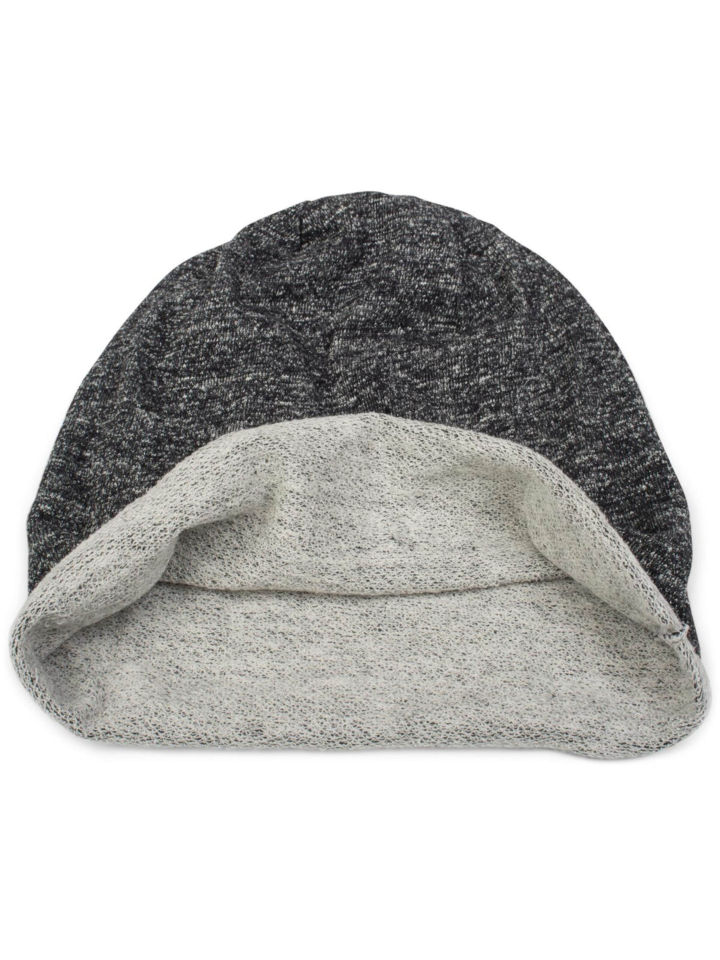 styleBREAKER Mütze 'Beanie Mütze mit All Over Glitzer'‌ in Schwarz