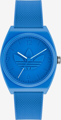 ADIDAS ORIGINALS Analog Watch in Blue: front