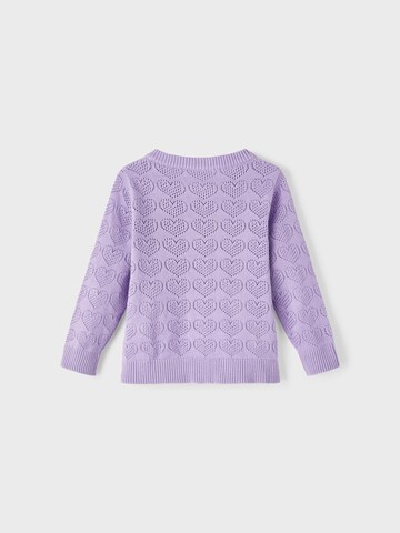 NAME IT Knit cardigan in Purple