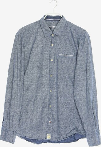 PIERRE CARDIN Button Up Shirt in L in Blue: front