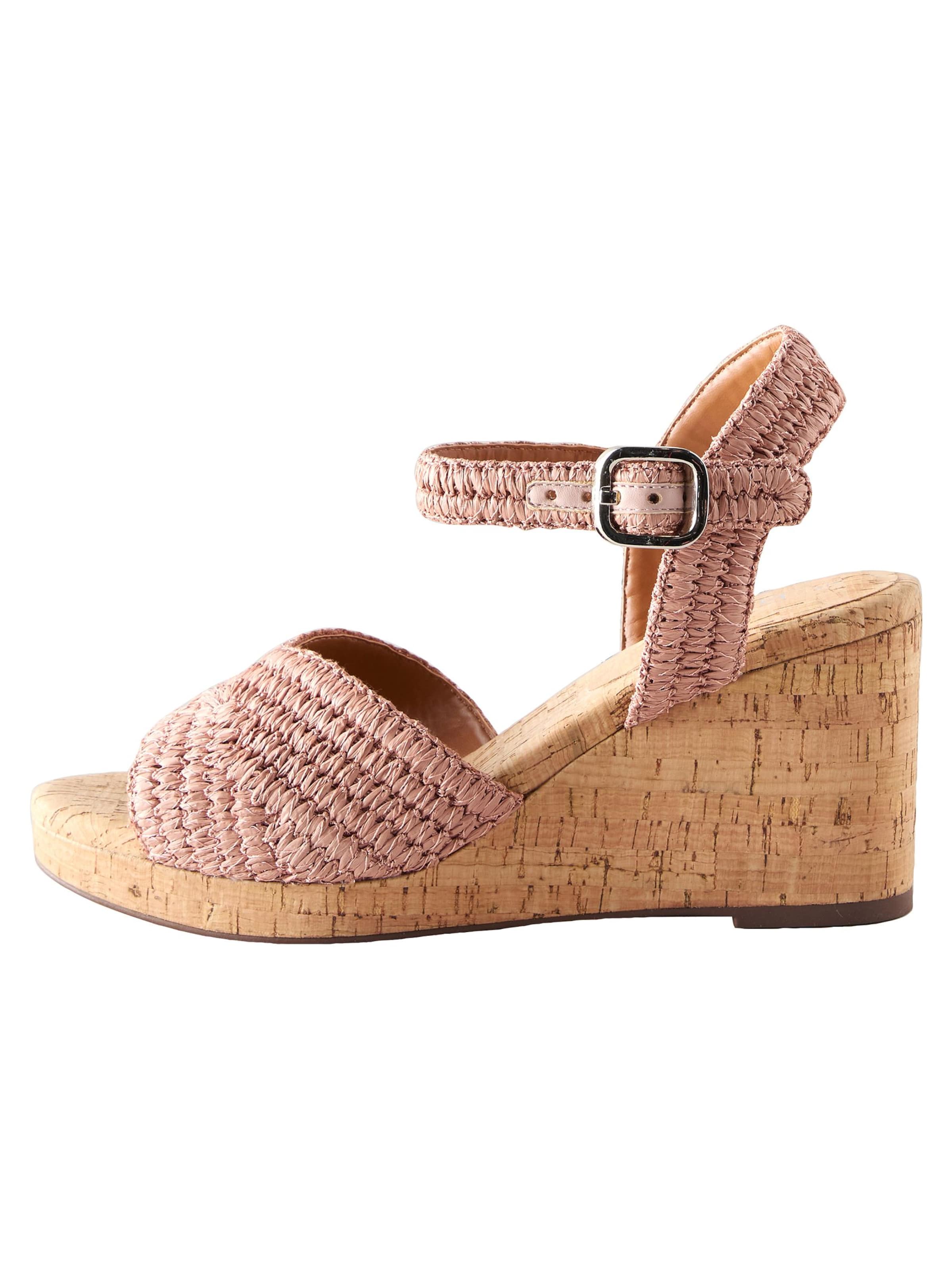 Next Босоножки с ремешком 'Forever Comfort' в Ярко-розовый: спереди