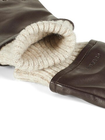 Howard London Full finger gloves 'Ella' in Brown