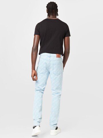 SikSilk Slimfit Jeans 'Messi' in Blau