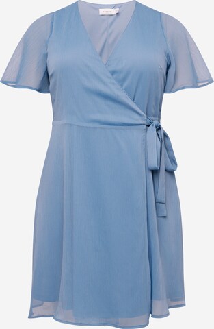 EVOKED - Vestido 'RILLA BELLA' en azul: frente