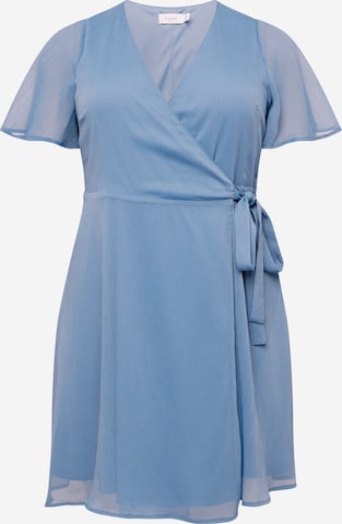 Robe 'RILLA BELLA' EVOKED en bleu : devant