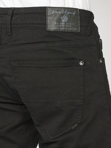 KOROSHI Regular Jeans in Schwarz