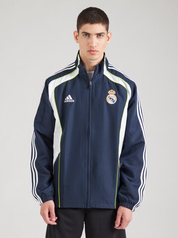 Giacca per l'allenamento 'REAL' di ADIDAS PERFORMANCE in blu: frontale