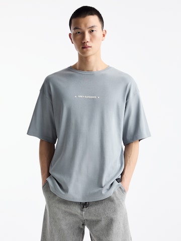Pull&Bear T-Shirt in Blau: Vorderseite