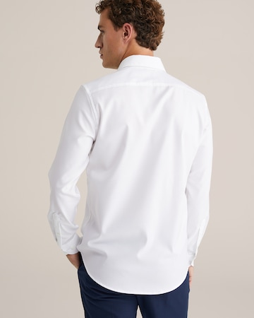 WE Fashion Слим Рубашка в Белый