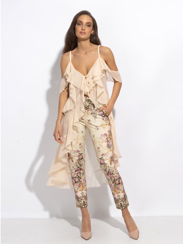 JIORO Tunika 'ESSENTIALS' i beige