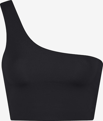 Girlfriend Collective Bustier Sport-BH 'Bianca' in Schwarz: predná strana